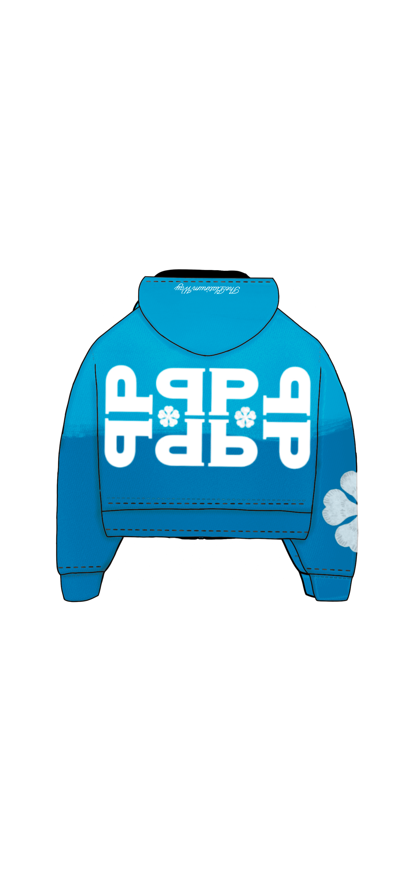 Blue Acid-Washed Zip-Up [Pre-Order]
