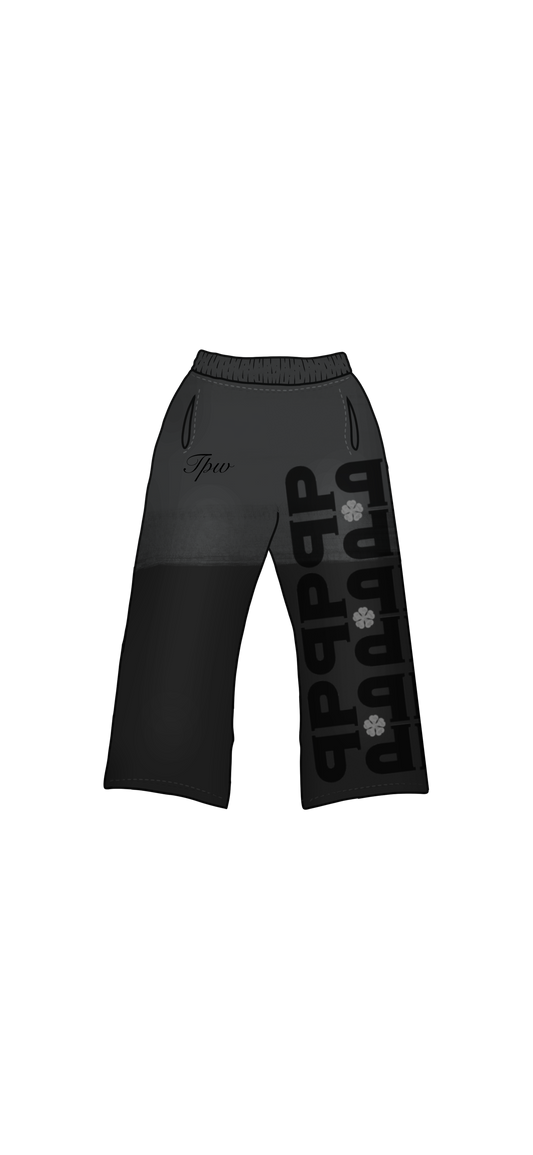 Black Acid-Washed Sweatpants [Pre-Order]